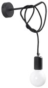 Fali lámpa EDISON 1xE27/60W/230V fekete
