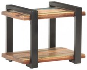 tömör újrahasznosított fa éjjeliszekrény 50 x 40 x 40 cm