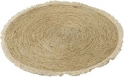 Természetes kerek szőnyeg VELOR ⌀ 70 cm, bézs