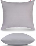 Párnahuzat 70x80 Díszpárna Pamut Szürke 100% Pamut