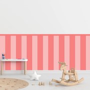 PIPPER. Textil öntapadó tapéta - Egy téglalap - Rózsaszín színű Méret: 100cm, Szín: Kombináció