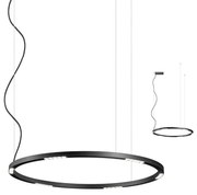 Redo 01-2207 - LED Csillár zsinóron UNION LED/50W/230V 3000K átm. 90 cm fekete