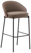 Barna bárszék (ülésmagasság 77 cm) Eamy – Kave Home