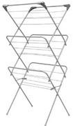 Ezüstszínű háromszintes ruhaszárító állvány - Addis