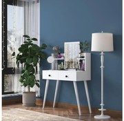 Öltözködő asztal 111,8x97,8 cm fehér