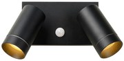 Lucide 09831/02/30 - Kültéri lámpa TAYLOR szenzorral 2xGU10/50W/230V IP54