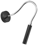 Sollux SL.0910 - Rugalmas kicsi lámpa AXIL 1xG9/12W/230V fekete