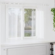 Függönyök függönyökkel 2 pcs Fehér 140x175cm Poliészter