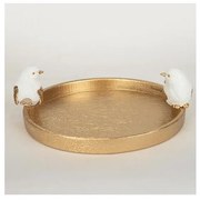 Asztali dekoráció tányér madarakkal 9,5x28x30,9 cm