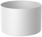 Virágcserép 11x17 cm fehér