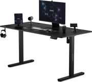 Állítható magasságú elektromos íróasztal Nojo 140x60 cm fekete