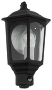 Eglo Manerbio 97259 kültéri falilámpa mozgásérzékelővel, 1x60W E27