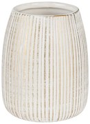 Fehér-aranyszínű kerámia fogkefetartó pohár Pascoli – Wenko