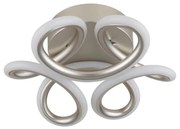 Globo 67386-24S - LED mennyezeti lámpa MELISAND 24W/230V, 26 cm matt króm