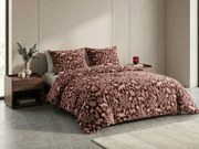 Mikroplüss ágyneműhuzat FOREST ANIMALS bordó Ágyneműhuzat mérete: 2 db 70 x 90 cm | 200 x 220 cm