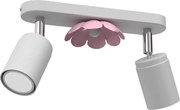 Spotlámpa FLOWER 2xGU10/8W/230V fehér