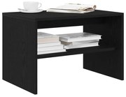 fekete tölgy színű szerelt fa TV-szekrény 60x40x40 cm