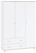 GOODY Gardróbszekrény Fehér Színben. 120 cm.