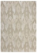 Bézs kézi szövésű gyapjú szőnyeg 160x230 cm Dion Ikat – Flair Rugs