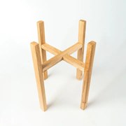 Virágtartó állvány fa virágágyás a nappaliba 34x29