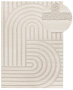 Krémszínű szőnyeg 120x170 cm Snowy – Universal