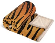 Bellatex Korall mikro egyágyas takaró Tigris, 150 x 200 cm