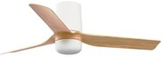 FARO 33833WT-1TW-LED Dimmelhető ventilátor MINIPUNTTUB S 10W/230V barna/fehér átm. 90 cm WT + távirányító