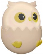 LED RGBW Dimmelhető gyermek érintős lámpa LED/1W/5V USB 1200 mAh bagoly rózsaszín