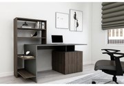 Íróasztal Melis - Walnut, Anthracite