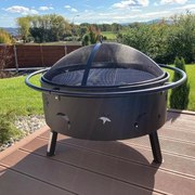 Avenberg WILDFIRE Kerti tűzrakóhely grillel