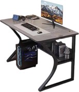 Gamer asztal minőségi íróasztal fehér 140x60x75 cm OTK-W2