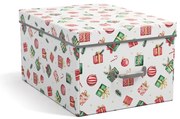 Fedeles dekoratív karton tárolódoboz 37x50x15 cm Engla Christmas Storage – Bigso