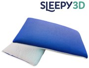 Sleepy 3D Memory párna kék huzattal 40x70 cm