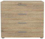 Pepe komód tölgyfa dekorral, 80 x 68 cm - Tvilum