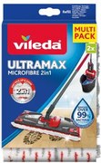 Lapos felmosó utántöltő, 2in1, VILEDA Ultramax, fehér-piros (KHTV88)