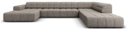 Sötétszürke sarokkanapé (jobb oldali-U alakú) Chicago – Cosmopolitan Design