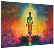Kép - Nő és csakrák (70x50 cm)