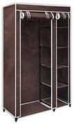 barna szövet ruhásszekrény
