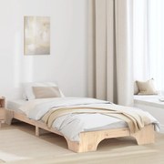 Ágykeret Tömör fenyőfa 90 x 200 cm Tömör fenyőfa