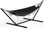 SwayStation Boho függőágy, 320 x 116 cm, időjárásálló, rozsdamentes, rozsdamentes