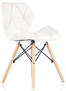 Alwyn étkezőszék, fehér / bükkfa