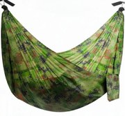 Turisztikai függőágy szúnyoghálóval SANTIAGO 260x140 cm, zöld