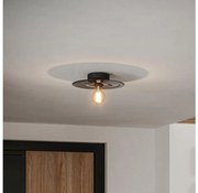 Eglo 44028 - Mennyezeti lámpa LINTMILL 1xE27/40W/230V szürke