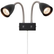 Markslöjd 108901 - Fali spotlámpa CIRO 2xGU10/7W/230V fekete