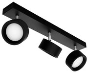 Philips - LED Spotlámpa BRACIA 3xLED/5,5W/230V fekete