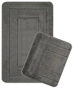 Antracitszürke fürdőszobai kilépő szett 2 db-os 50x80 cm Cerceve – Foutastic