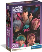 K-pop Démonvadászok Saja Boys 500 db-os Compact puzzle Clementoni