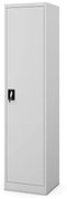 Fém iratszekrény ALEX, 450 x 1850 x 400 mm, szürke