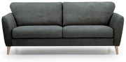 Oslo feketésszürke kanapé, 206 cm - Scandic
