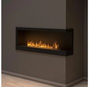 InFire - Sarok BIO kandalló 45x120 cm 3kW fekete Corner 1200 R